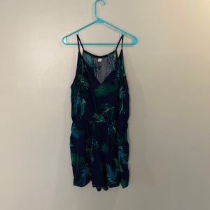 Old Navy, floral romper, size large